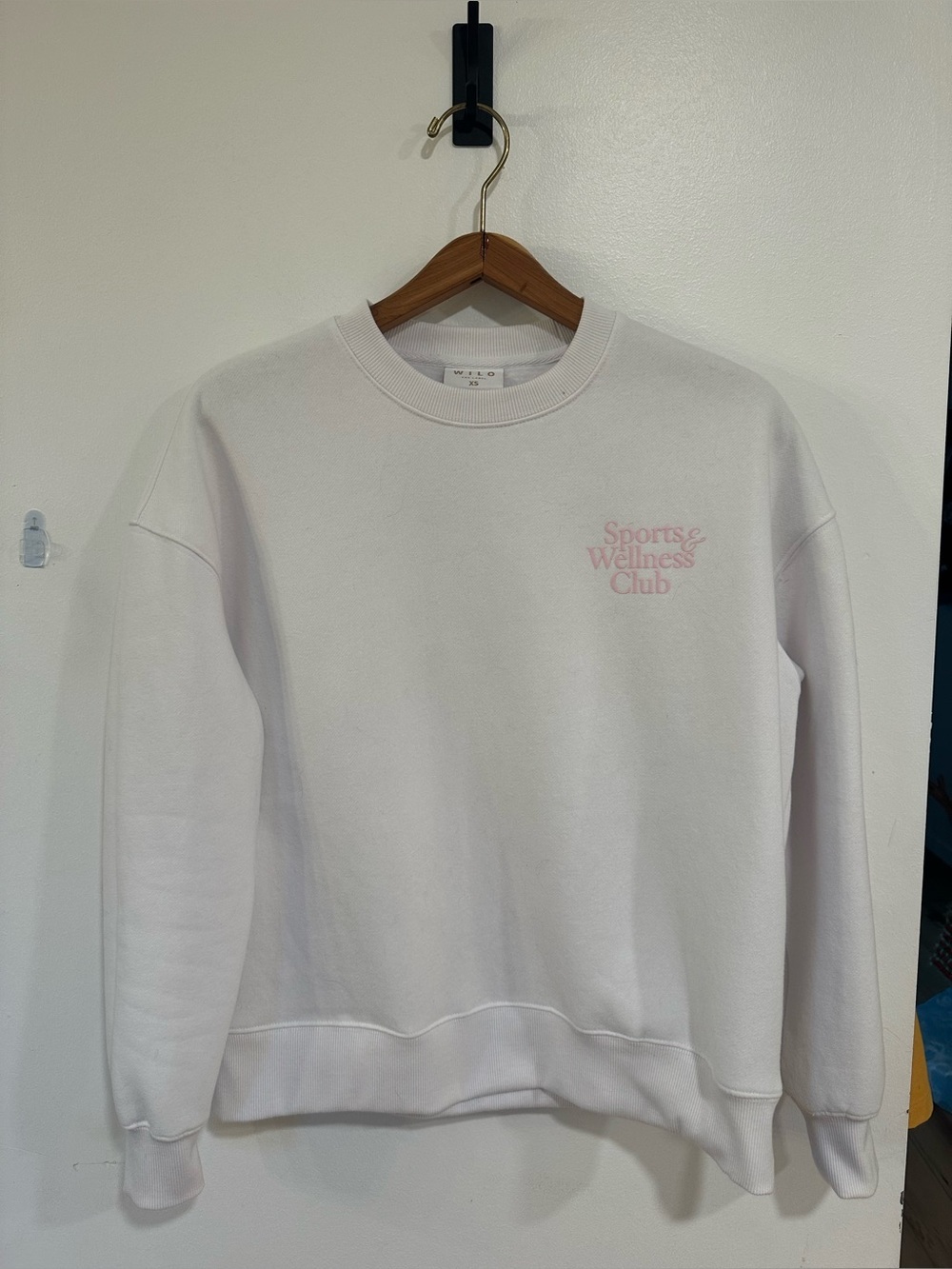 Wilo The Label Wellness Club Pullover Sweatshirt Women’s Size XS Athleisure Cozy